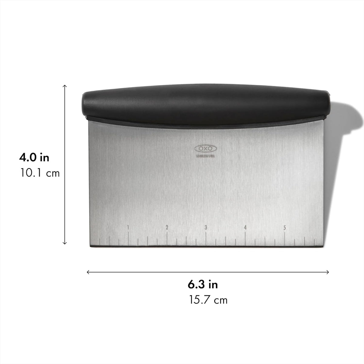 raised blade height designed to keep hands clear of food during chopping
