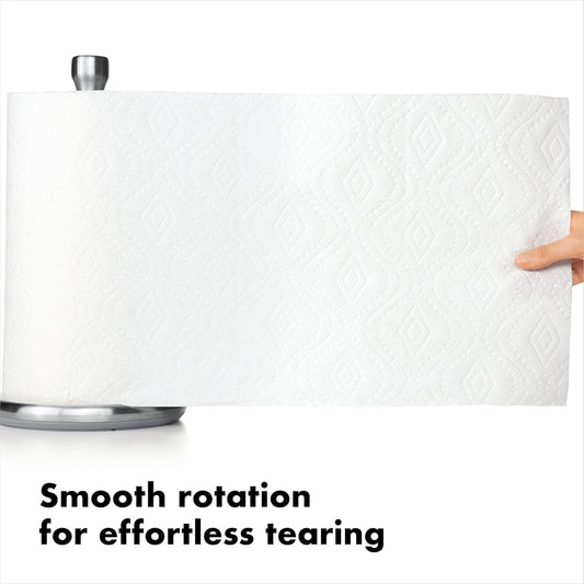 raised lip to keep any roll size, including jumbo, fully contained