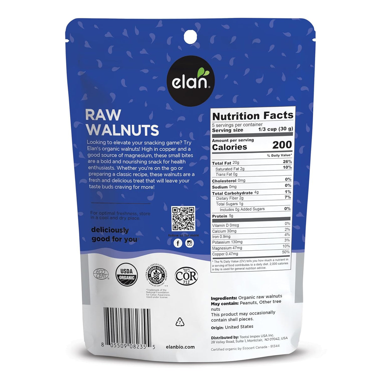 raw, unsalted, and unroasted with no additives or sulphites