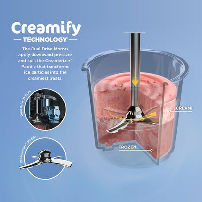 re-spin function for a second processing pass yielding softer, creamier results