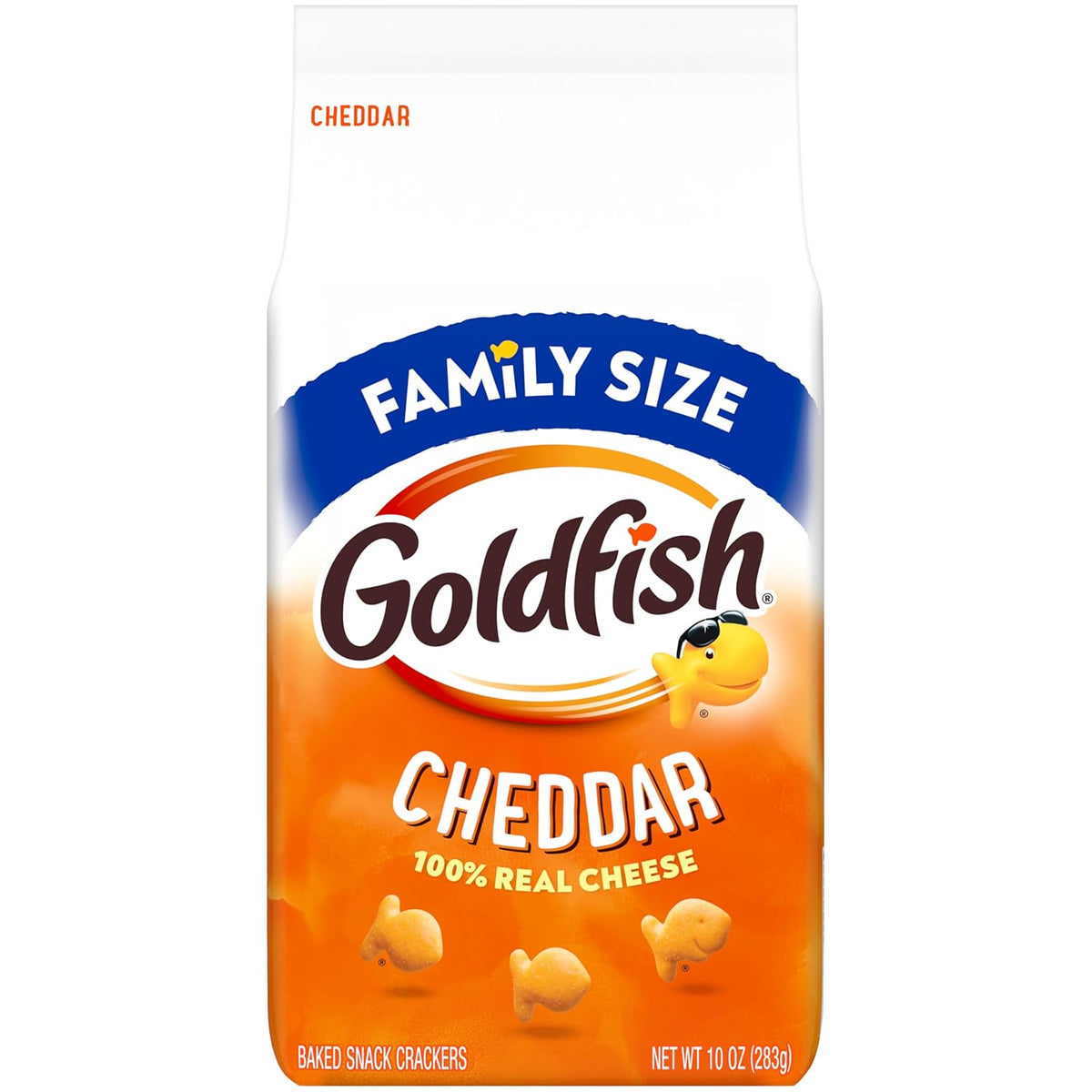 real cheddar cheese baked into every cracker
