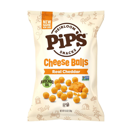 real cheddar cheese baked with heirloom corn and avocado oil