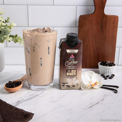 real coffee with caffeine content equivalent to one cup of coffee