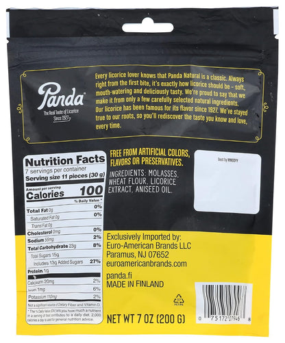 real licorice extract base rather than synthetic licorice flavor