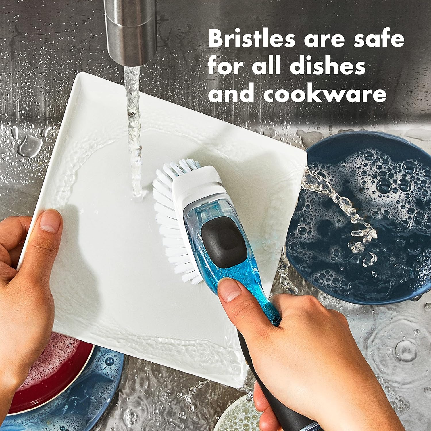 refill-only design compatible with oxo's soap dispensing dish brush handle