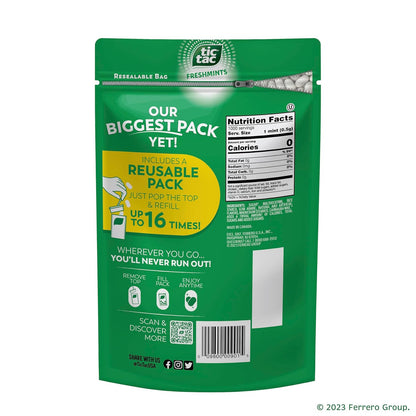 refillable up to 16 times from one bag