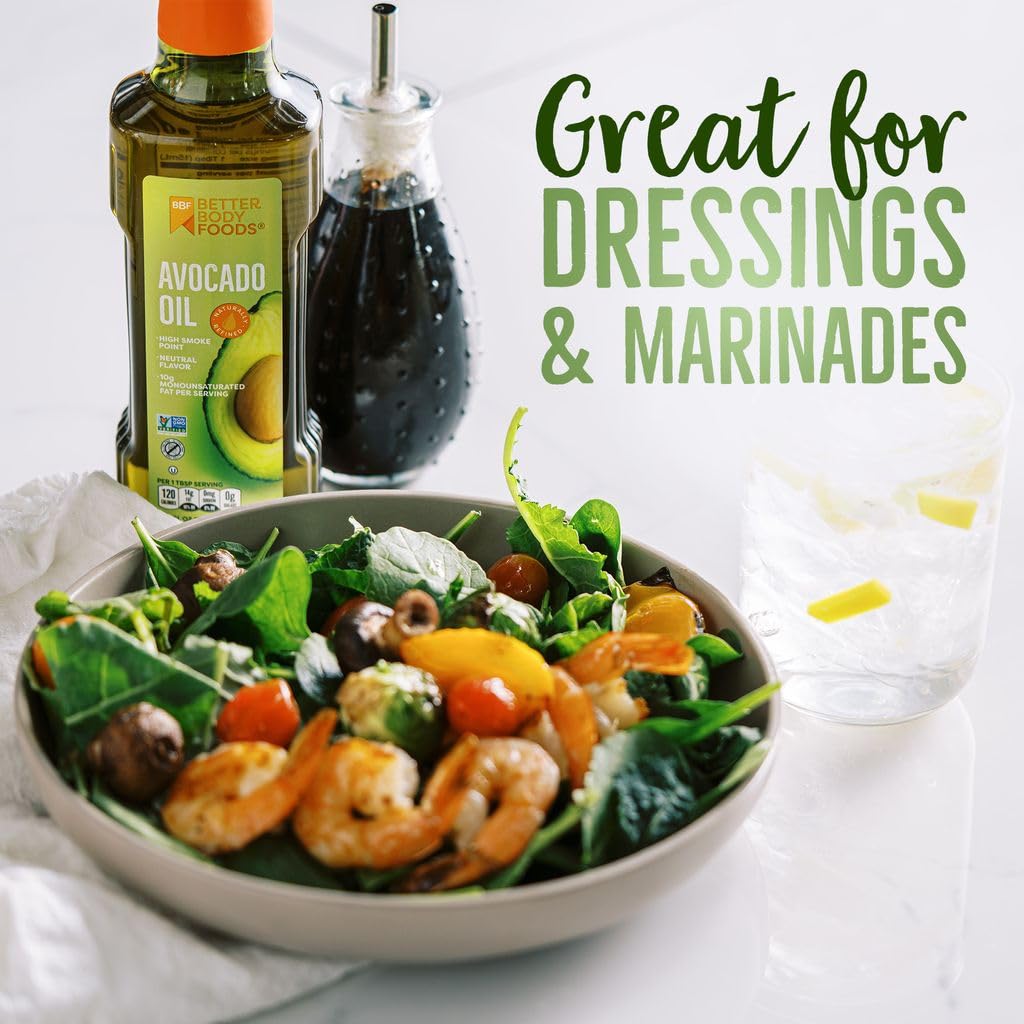refined for neutral taste and high smoke point suitable for searing and frying