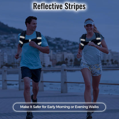 reflective safety stripes for low-light outdoor visibility