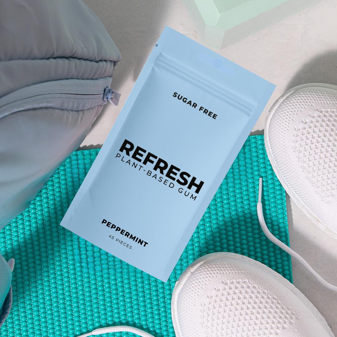 Refresh Gum Garden Mint – Pet-Friendly Clean Chewing for Shared Spaces, Sugar-Free Xylitol Gum