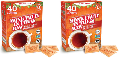 Regular Monk Fruit Packets - 1.12 Ounce (Pack of 2)