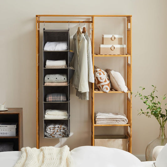 reinforced construction with 2 bamboo inserts per shelf plus mdf top and bottom boards