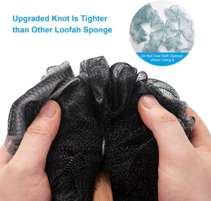 reinforced knot connection between sponge and handle for enhanced durability