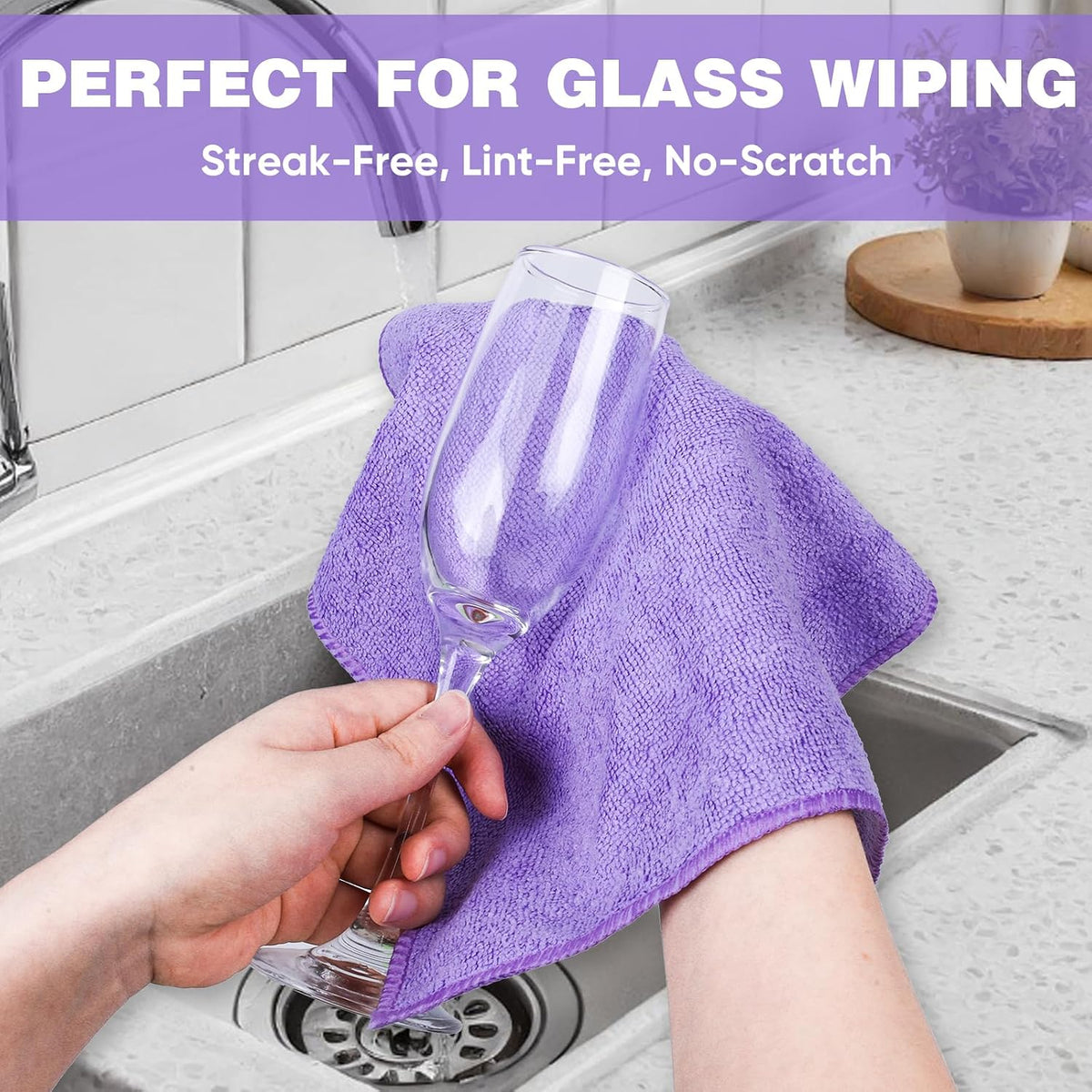 reinforced sewn edges that resist fraying, shrinking, and shedding over repeated washes