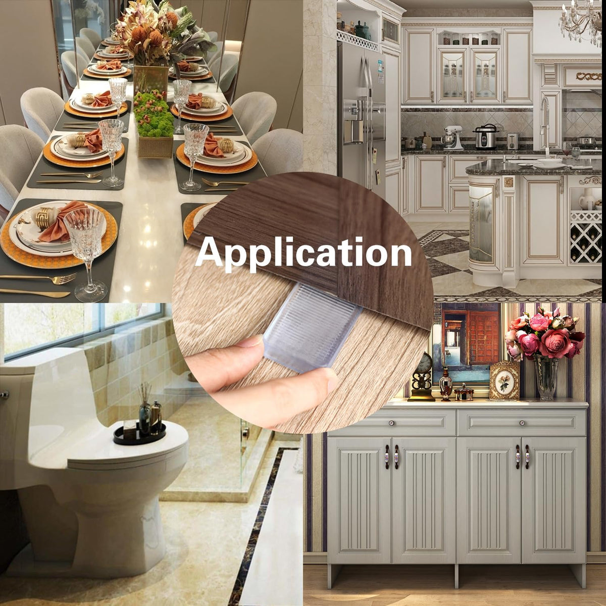 removable, no-tool, no-adhesive installation