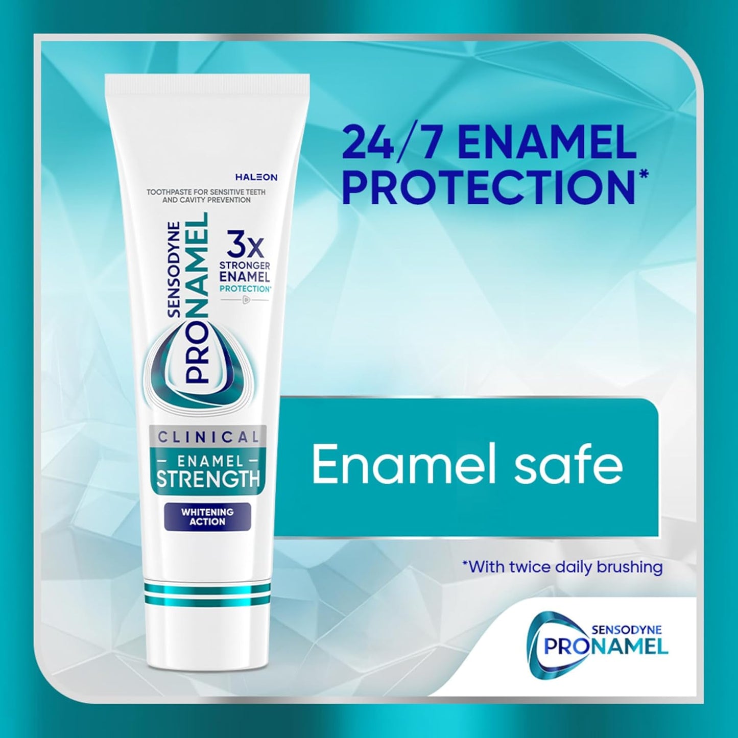 repairs 66% of acid-weakened enamel micro-damage as shown in 7-day lab test