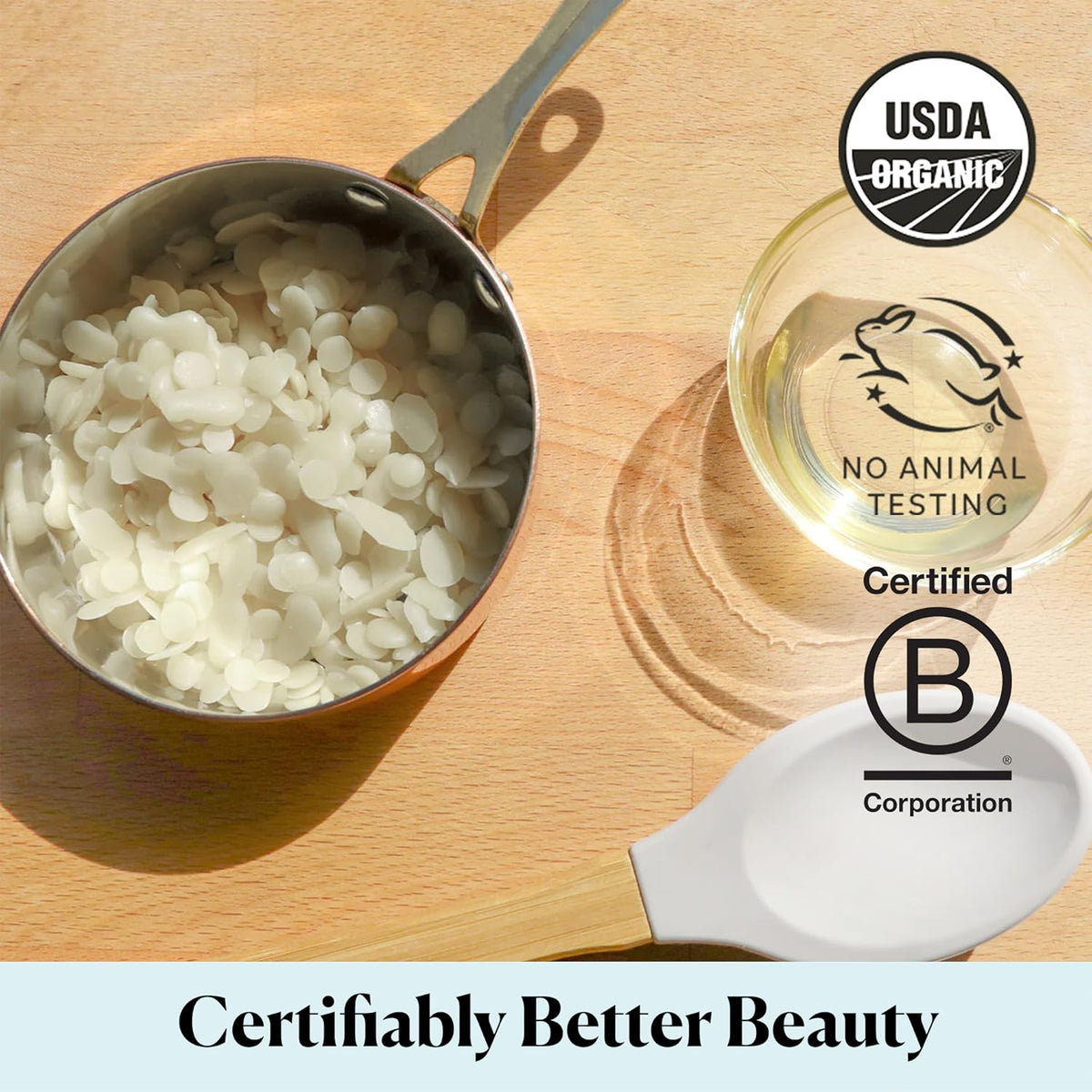 responsibly sourced from managed hives with mild natural scent