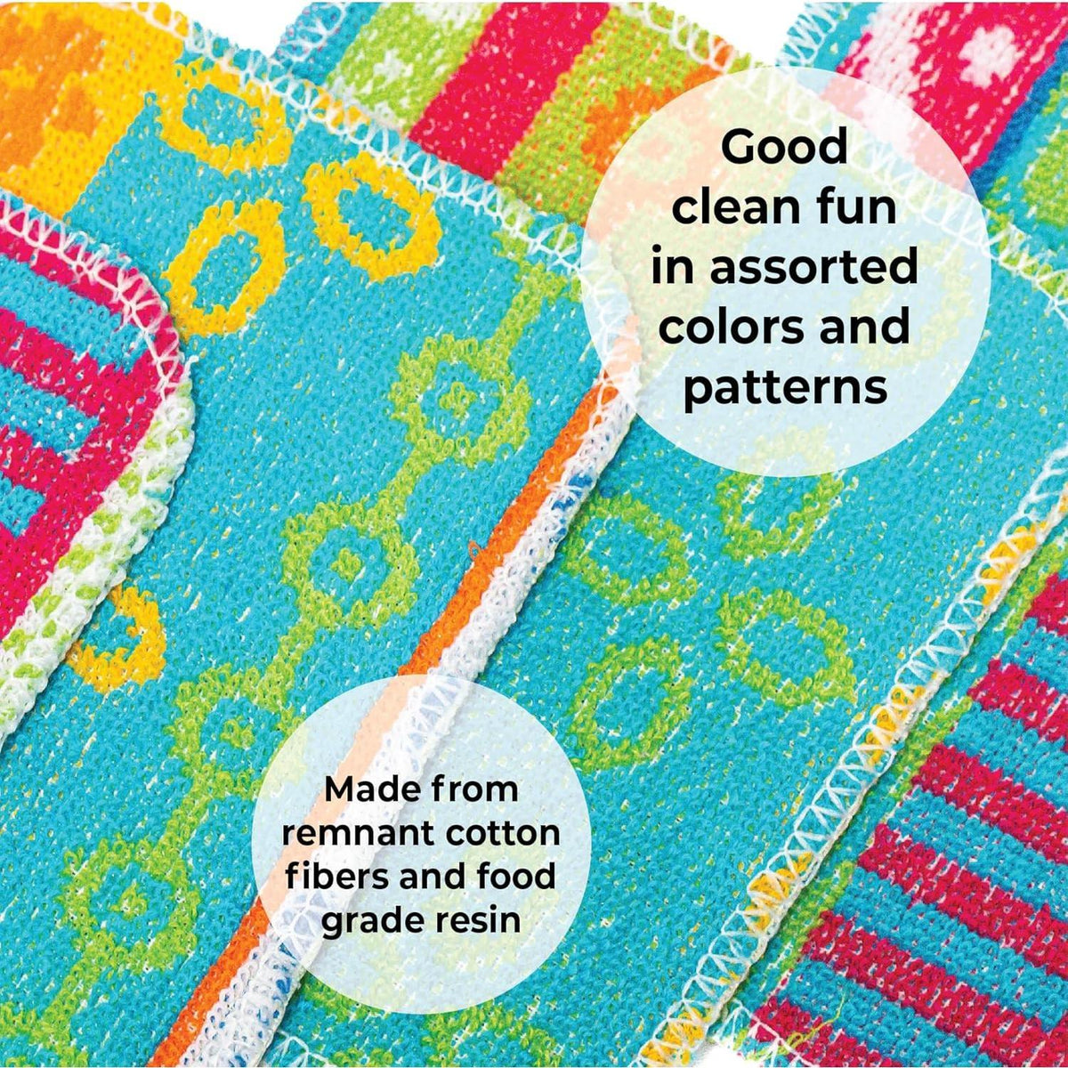 reusable design replacing disposable scouring pads, steel wool, brillo pads, and sponges