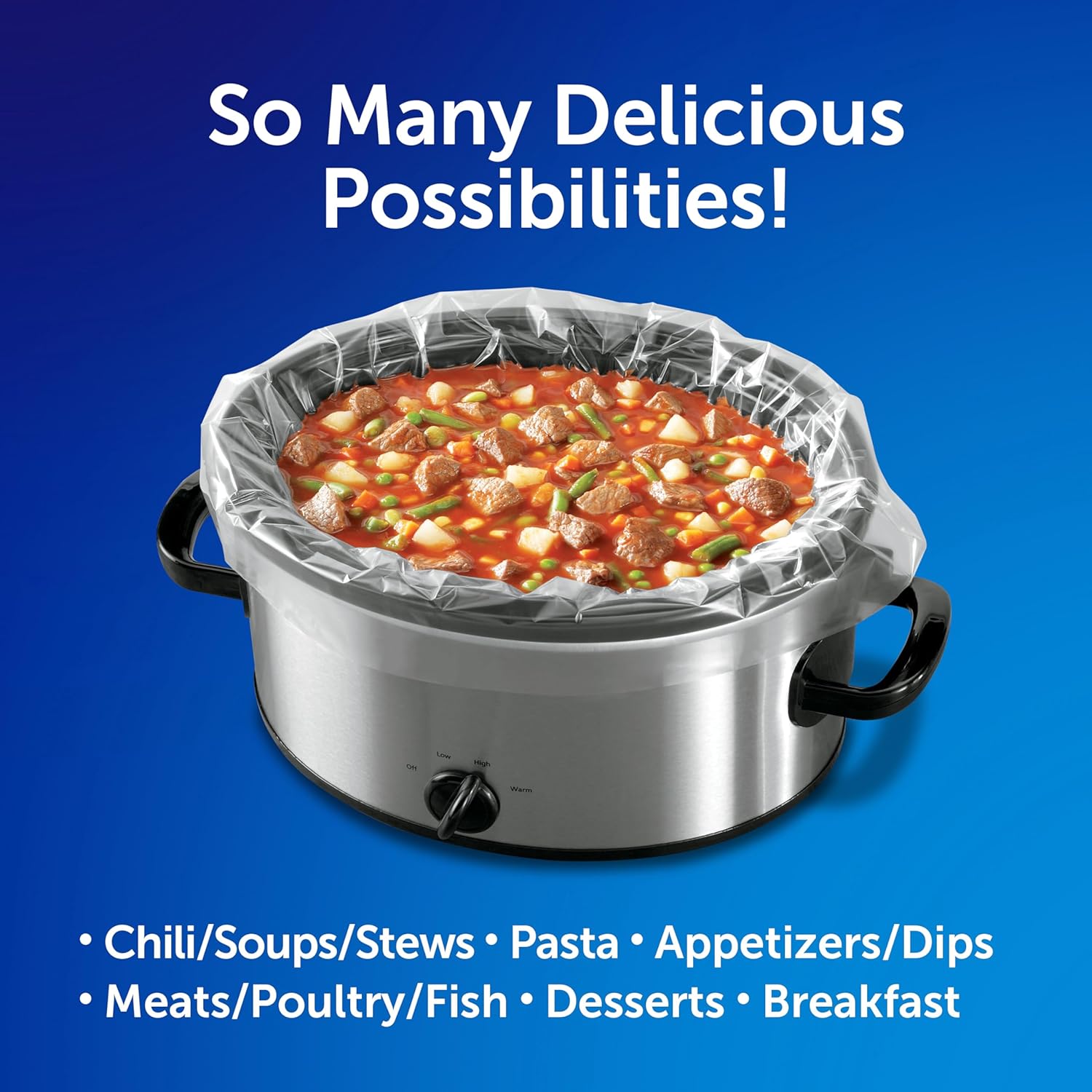 Reynolds Kitchens Slow Cooker Liners – FDA-Compliant BPA-Free Liner for Safer Family Slow Cooking
