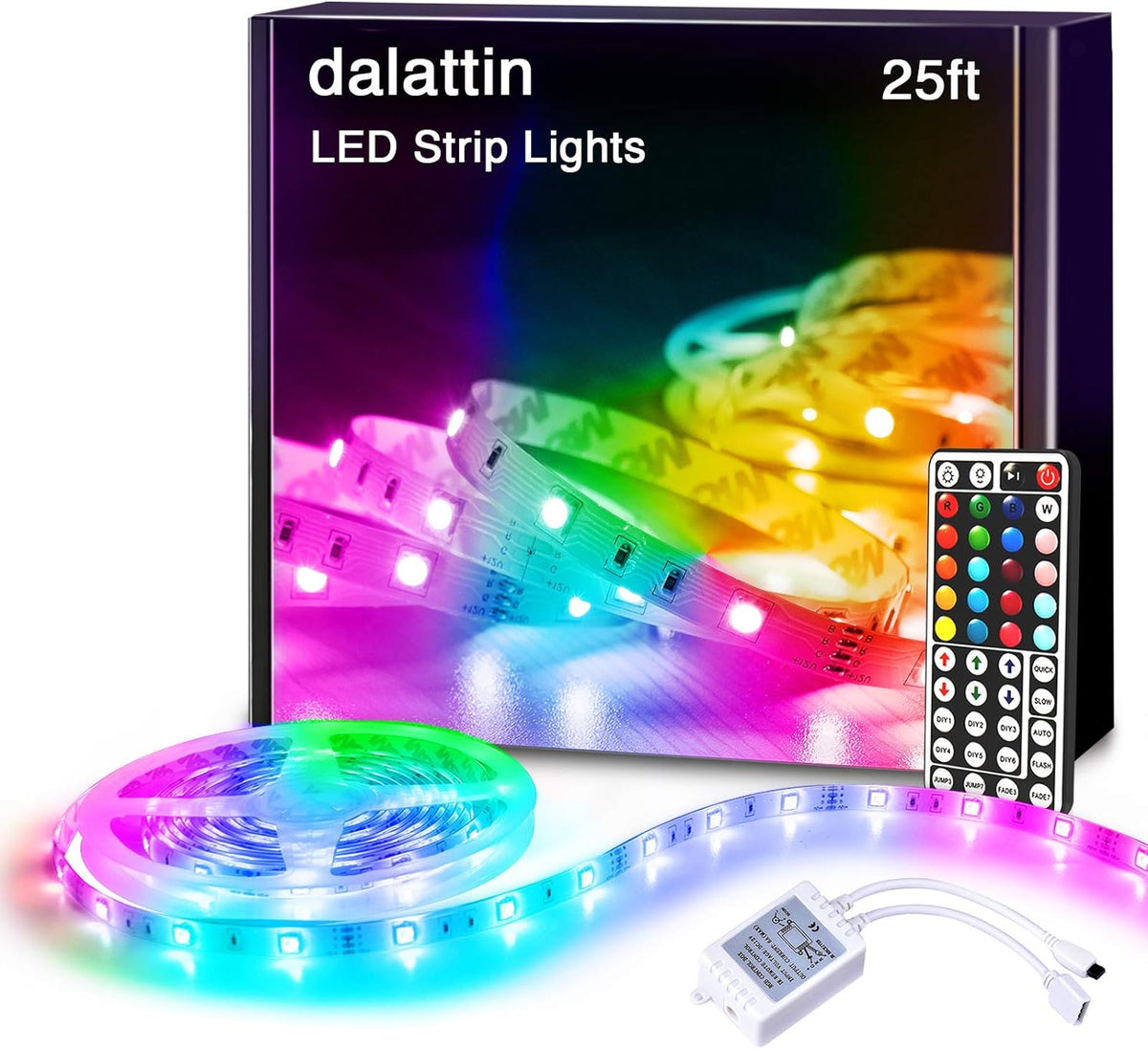 rgb 5050 led chips producing 16 million colors with 4 auto flash modes and diy color selection