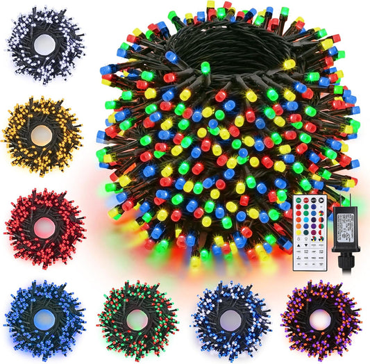 rgb color changing with 16 single colors, multicolor, 3 tri-color combinations, and 5 dual-color combinations