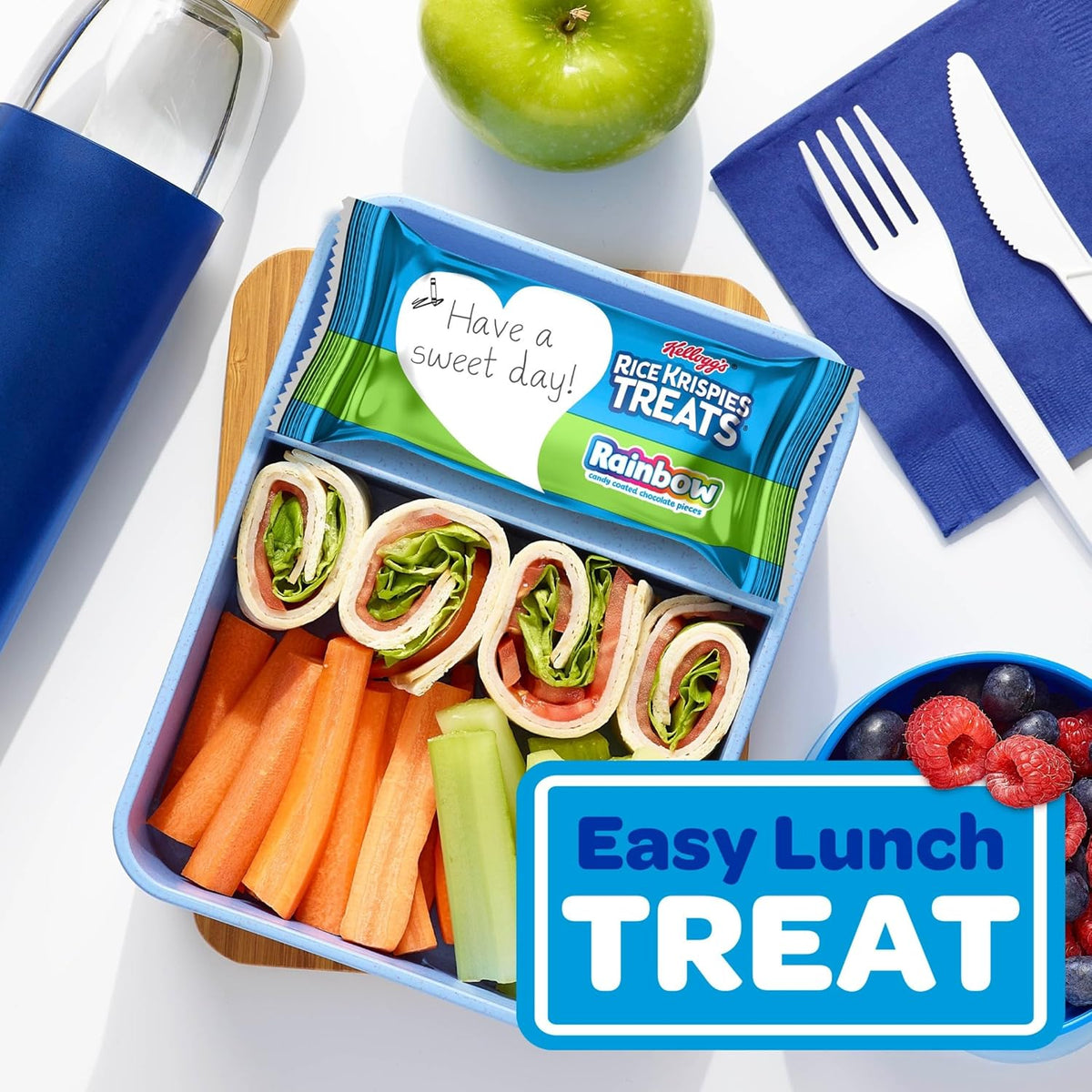 Rice Krispies Treats Crispy Rice Squares Individually Wrapped Snack Variety for Kids Birthday Parties and School Snacks