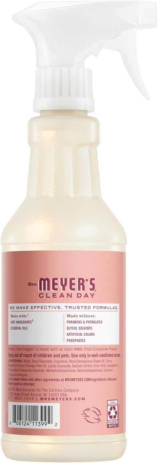rose fragrance built from essential oils with notes of green petals, apple, musk, and woods