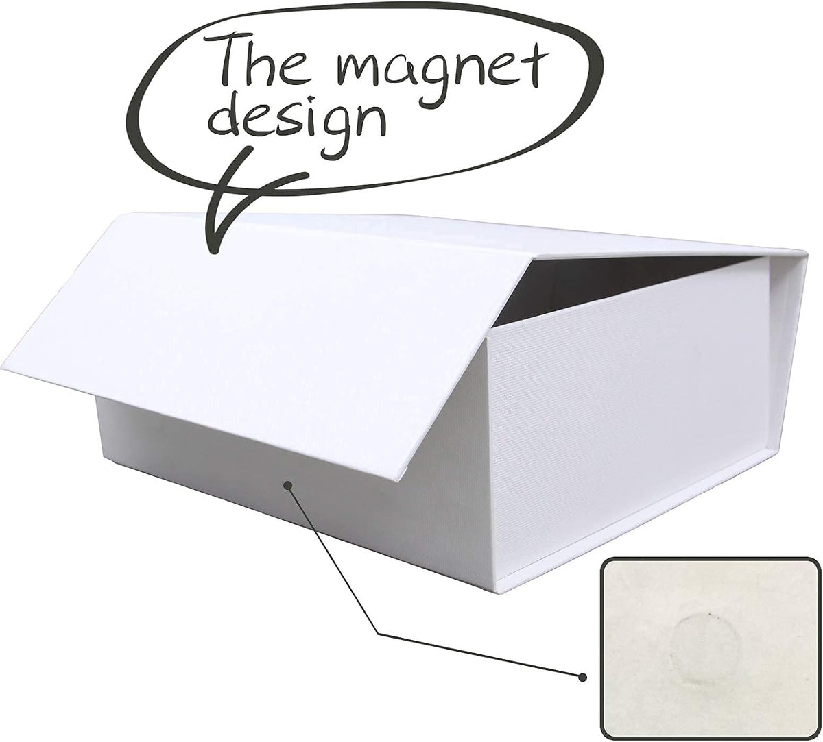 Rsgift Magnetic Closure Gift Box – Stylish Bedroom Storage, Decorative Keepsake Organizer for Living Room
