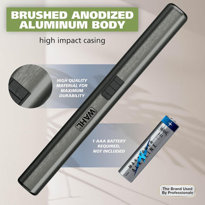 rugged anodized aluminum body in a compact, travel-size form factor