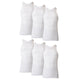 6 - White - 6 Pack - X-Large