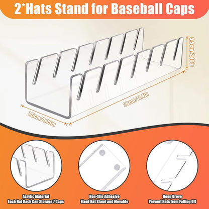 SarfYounG Transparent Cap Display – Organized Entryway Station for a Smoother Commute