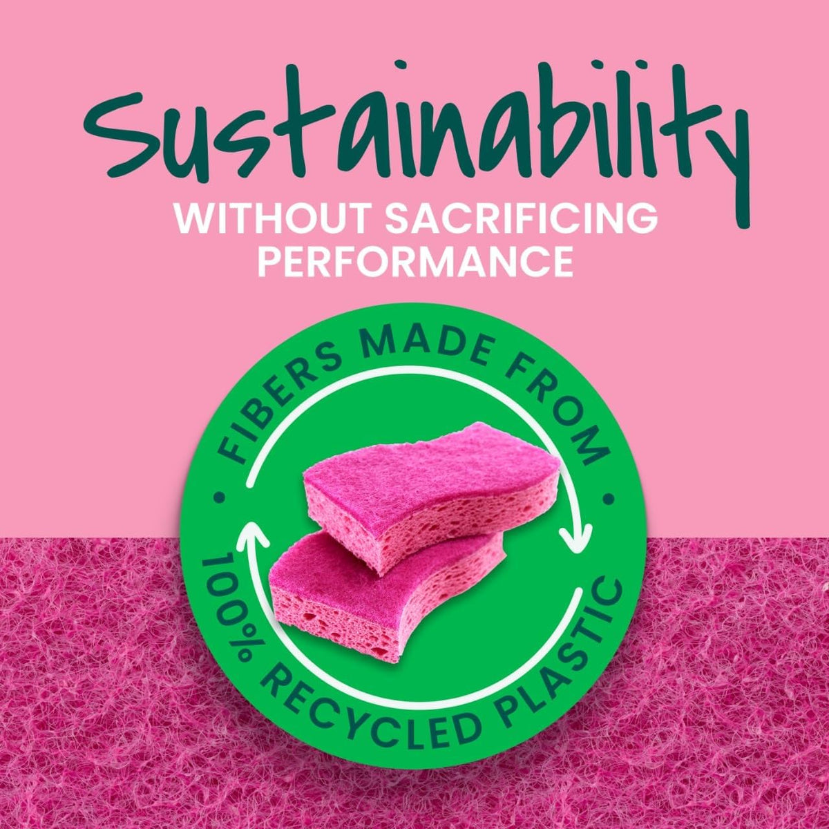 Scotch-Brite Delicate Clean Scrub Sponge – One Sponge for Every Surface in a Clutter-Free Kitchen