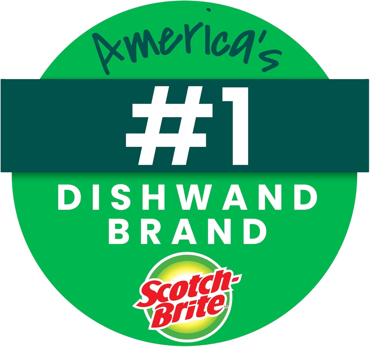 Scotch-Brite Heavy Duty Dishwand Refills – Hands-Out-of-Grease Kitchen Cleaning, 10 Refill Heads for Safer Dishwashing