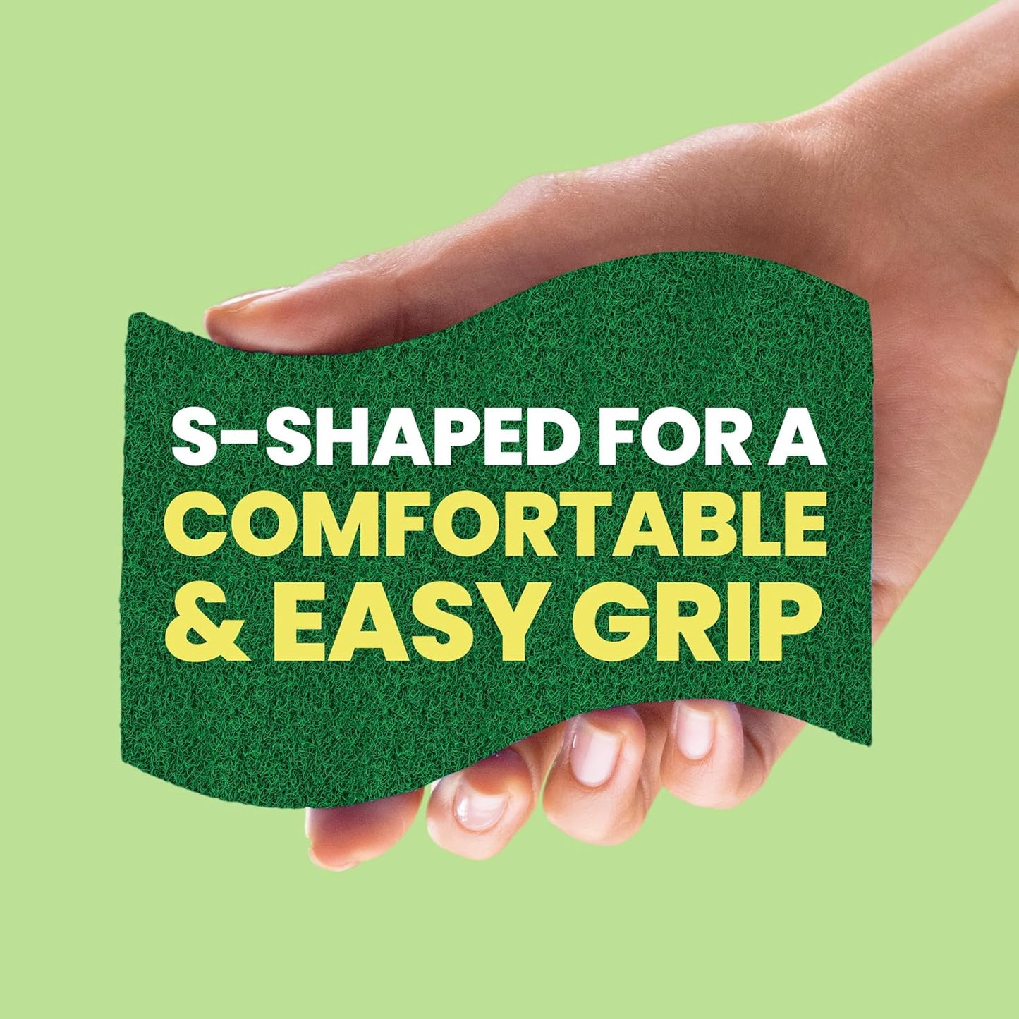 Scotch-Brite Heavy Duty Scrub Sponge – Chemical-Free Cleaning Sponge for Families Wanting Safer Kitchen Hygiene