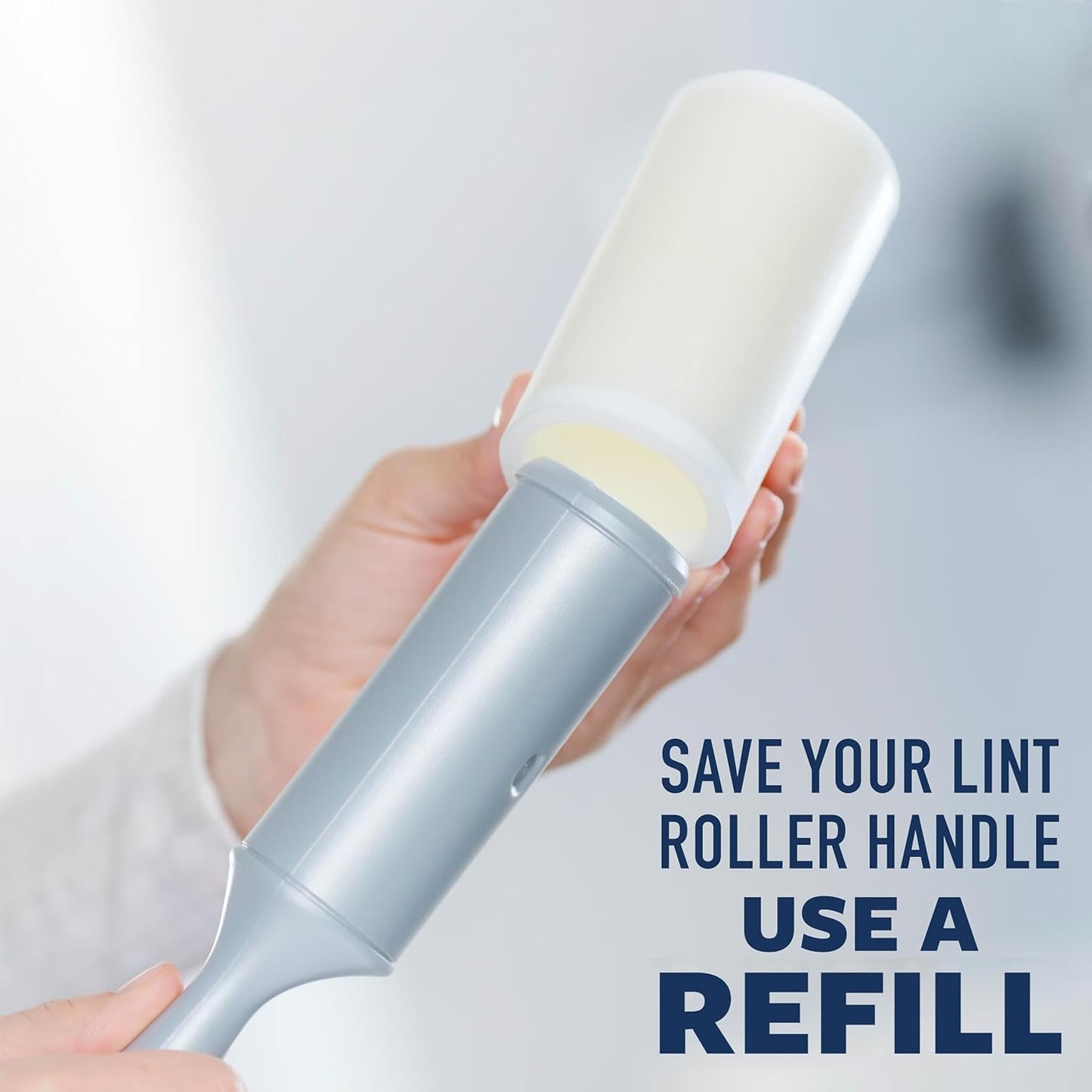 Scotch-Brite Lint Roller 3-Pack for the Home Office, Quick Pet Hair and Lint Removal Before Video Calls