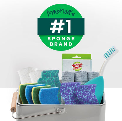 Scotch-Brite Odor Resist Non-Scratch Scrub Sponge – Odor-Free Sponges for a Fresher Self-Care Cleaning Ritual