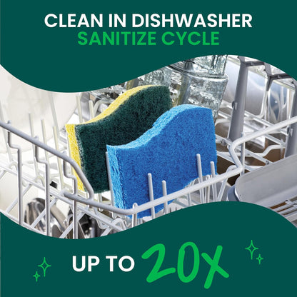 Scotch-Brite Zero Scratch Scrub Sponge – Effortless Daily Dish Washing for Mindful Home Cooks