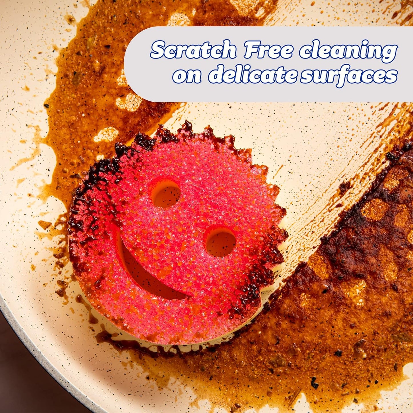 Scrub Daddy Scrub Mommy Sponge – One-Tool Minimalist Kitchen Sink Upgrade, Replaces Three Cleaning Clutter Items