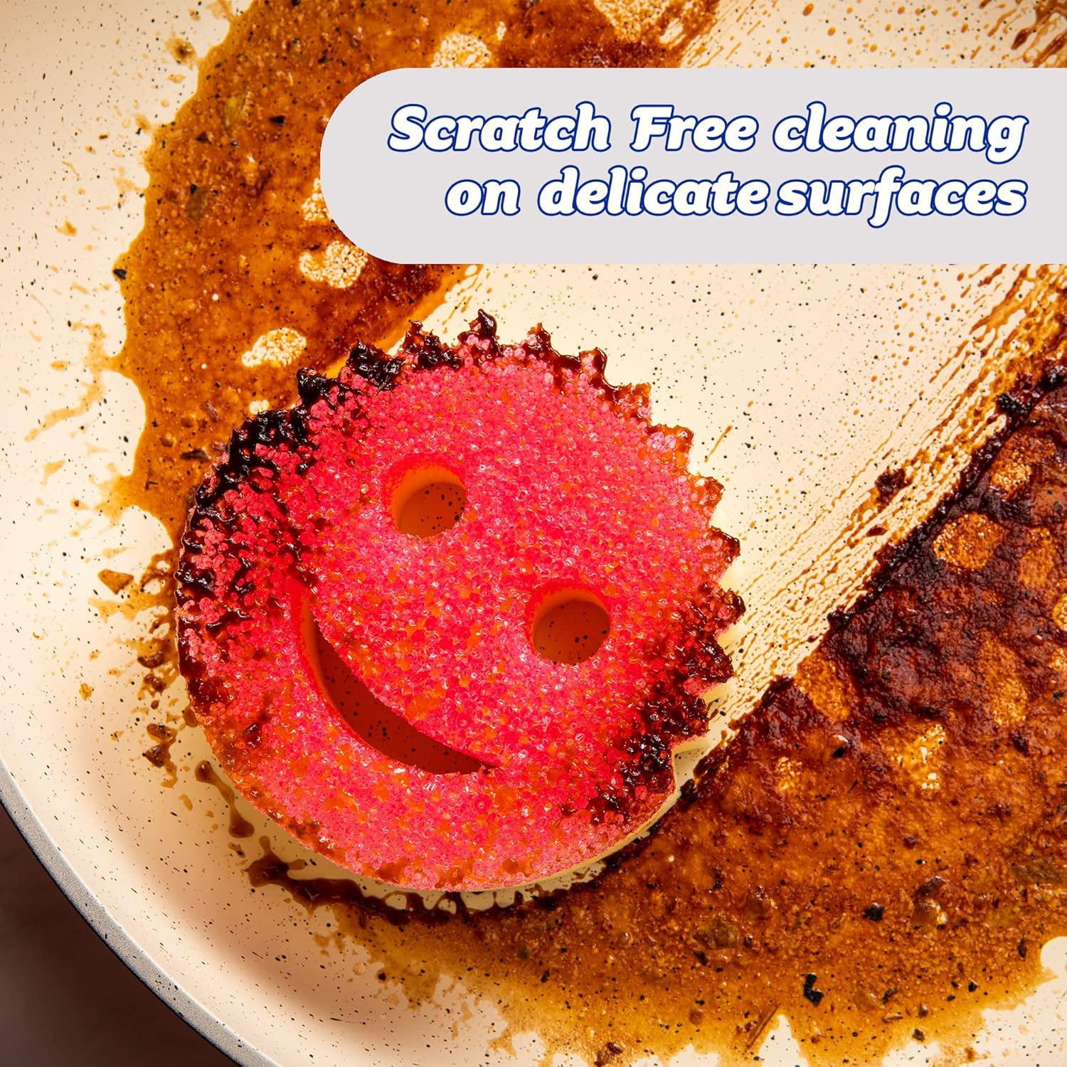 Scrub Daddy Scrub Mommy Sponge – One-Tool Minimalist Kitchen Sink Upgrade, Replaces Three Cleaning Clutter Items