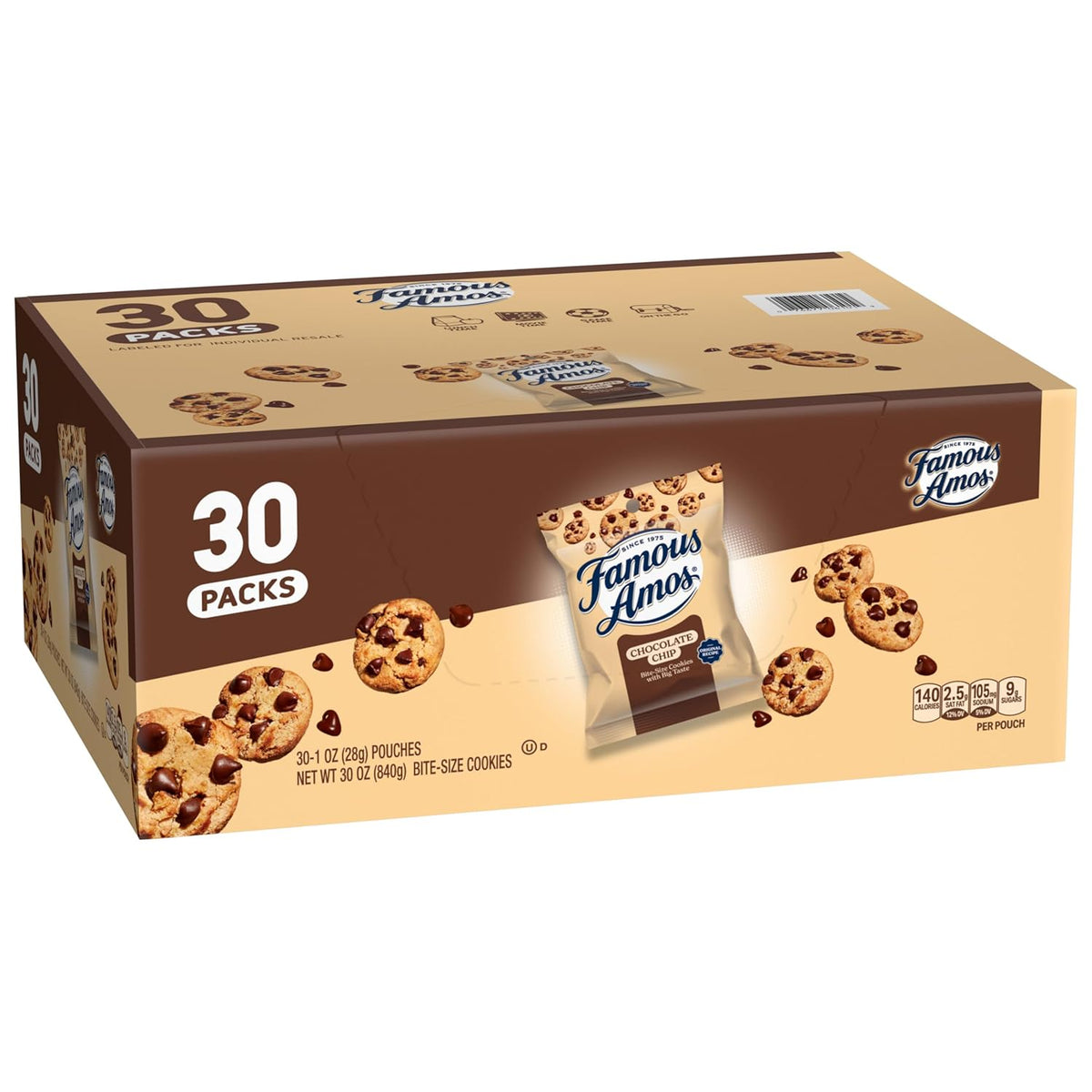 sealed single-serve pouches that lock in freshness after opening the master box