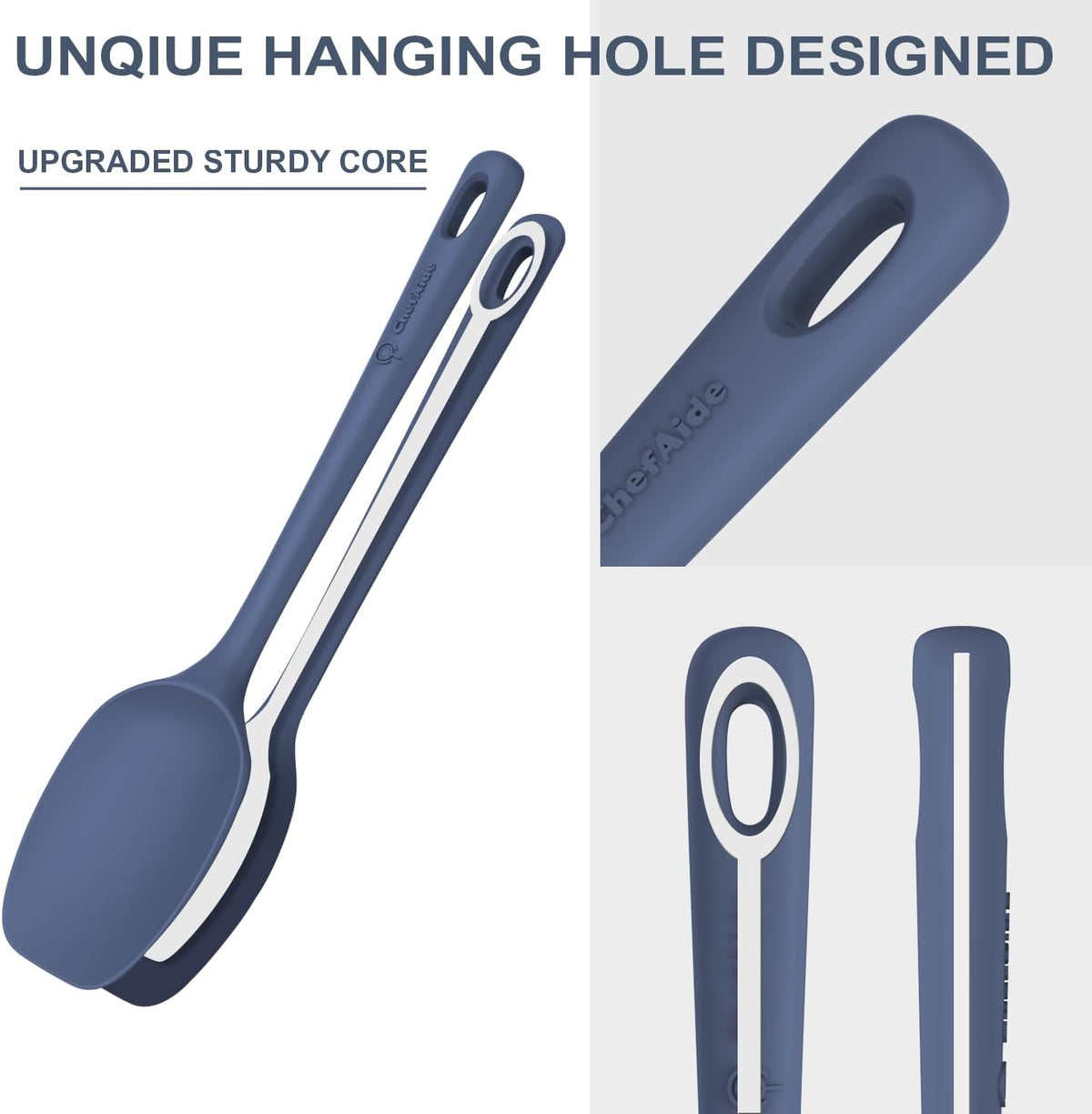 seamless one-piece design with no crevices where food can lodge