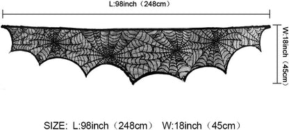 seamless one-piece lace spiderweb design