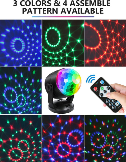 self-rotating disco ball mechanism