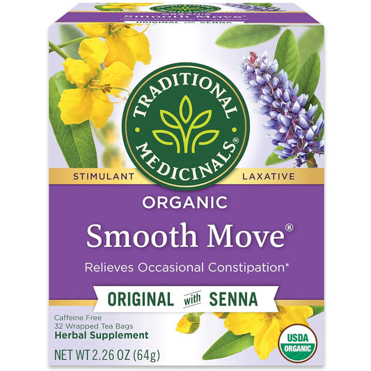 senna-leaf-based formula with spiced orange flavor, designed to act within 6-12 hours