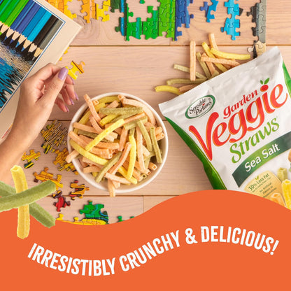 Sensible Portions Veggie Straws Multi-Pack for Picnic & Camping Snacks, Gluten-Free Chip Alternative
