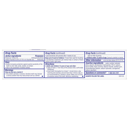 Sensodyne Clinical White Toothpaste – Nightly Dental Care Ritual for Sensitive Teeth and Daily Whitening