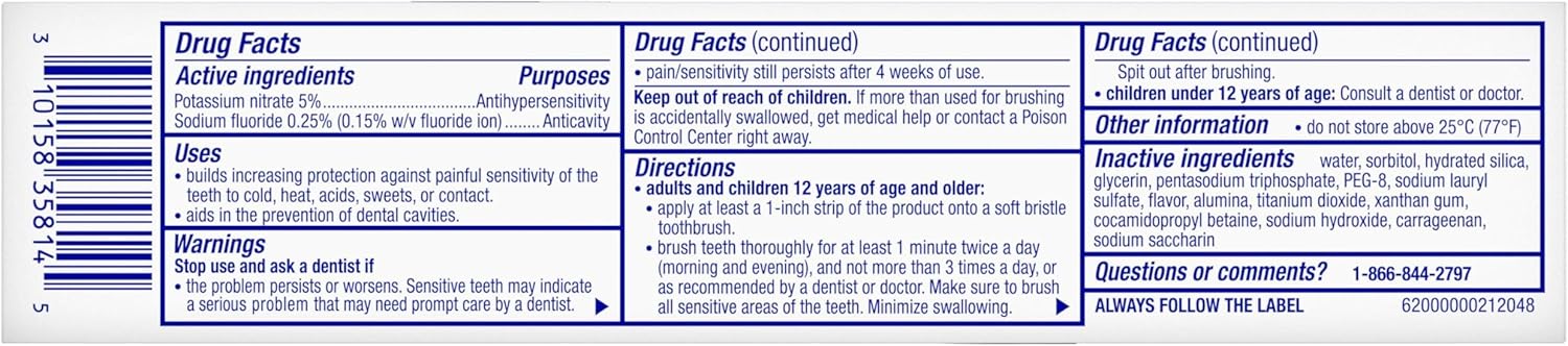 Sensodyne Clinical White Toothpaste – Premium Whitening for Sensitive Teeth, Allure Award-Winner 3-Pack
