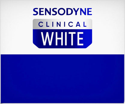 Sensodyne Clinical White Toothpaste – Premium Whitening for Sensitive Teeth, Allure Award-Winner 3-Pack