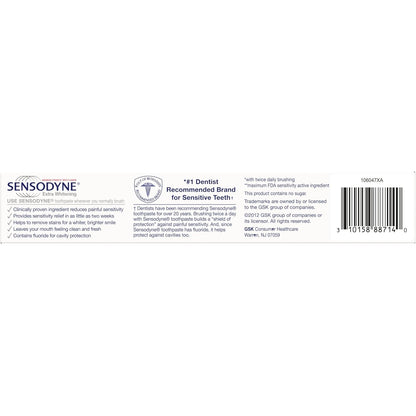 Sensodyne Extra Whitening Toothpaste for Sensitive Teeth – SLS-Free Daily Cavity Protection for Sensitive Mouths