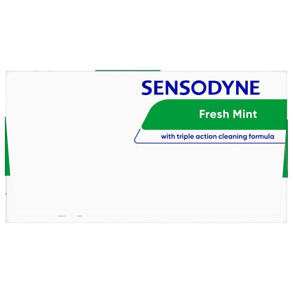 Sensodyne Fresh Mint Sensitive Toothpaste – Daily Self-Care for Sensitive Teeth and Cavity Defense, 4 oz (Pack of 2)