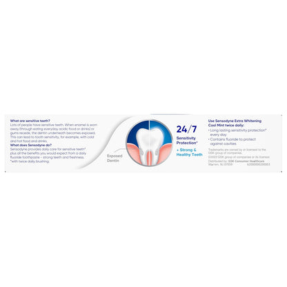 Sensodyne Premium Extra Whitening – Elevated Dental Care for the Discerning Home, Cool Mint, Pack of 4